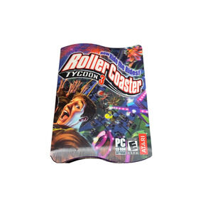 Roller Coaster Tycoon 3 | PC Game Disk 2004 Atari Amusement Park